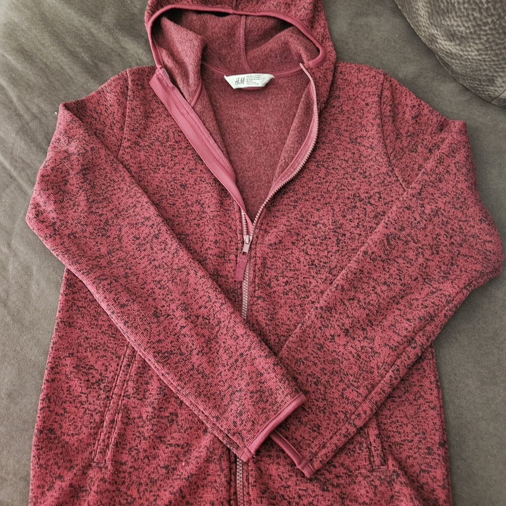 Red Zip-Up Hoodie
